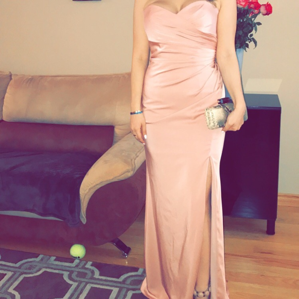 La Femme Strapless Gown
